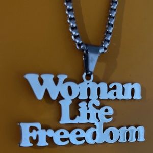 NECKLACE : WOMAN, LIFE, FREEDOM